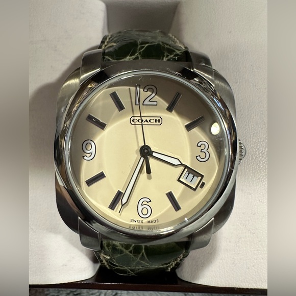 Coach Genuine Crocodile Watch - Picture 1 of 4